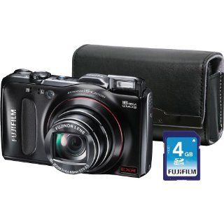Fuji Film FinePix F550EXR 16 Megapixel Digital Camera   Black   Lite Bundle  Point And Shoot Digital Cameras  Camera & Photo