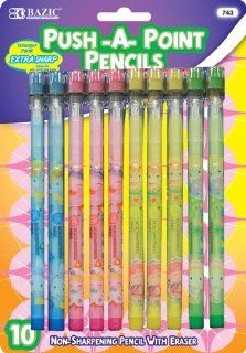 BAZIC Fancy Multi Point Pencil, 8 Per Pack (Case of 24) (743 24)  Mechanical Pencils 