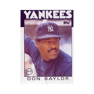 1986 Topps #765 Don Baylor Sports Collectibles