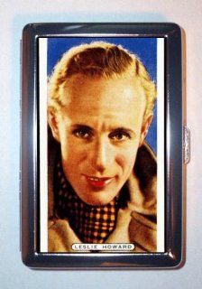 1935 Leslie Howard Cigarette Card Hollywood Star Double Sided Cigarette Case, ID Holder, Wallet with RFID Theft Protection