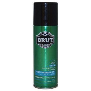 Brut for Men Anti perspirant Deodorant Aerosol Spray with Trimax, 4 Oz (Pack of 8) Health & Personal Care