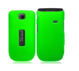 LF Green Hard Case Cover, Lf Stylus Pen, Lf Screen Wiper Bundle Accessory for Cricket Alcatel One Touch 768T Cell Phones & Accessories