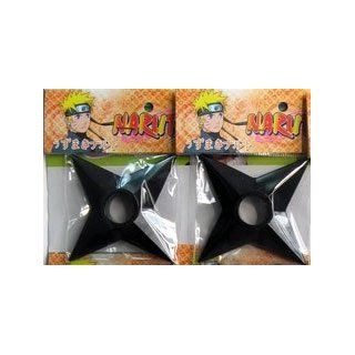 Naruto Ninja Star Shuriken   100% Plastic (set of 2) Toys & Games