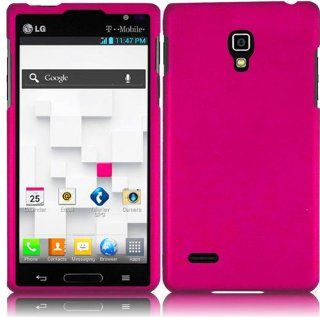 For LG Optimus L9 P769 P760 Hard Cover Case Hot Pink Accessory Cell Phones & Accessories