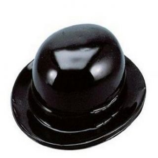Black Plastic Derby Hat Party Accessory Toys & Games