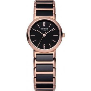 Bering Time 30226 746 Ladies Black and Rose Gold Ceramic Watch at  Women's Watch store.