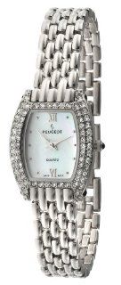 Peugeot Women's 769S Silver Tone Swarovski Crystal Accented Bracelet Watch Watches