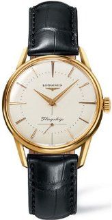 Longines Flagship 18k Solid Gold Mens Watch   L4.746.6.72.0 at  Men's Watch store.