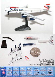 British Airways Micro Airliners 747 400 Snap Together Model Kit  Aircraft  
