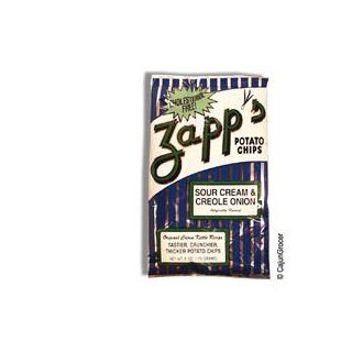 ZAPP'S Sour Cream & Creole Onion Potato Chips  Grocery & Gourmet Food