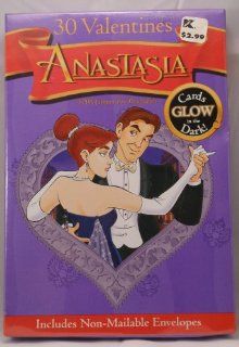 20th Century Fox Anastasia 30 Valentines Glow in the Dark Toys & Games