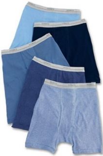 Hanes Boys' Boxer Brief 5 Pack B749B5, Assorted Solid Dyed Heathers, L Clothing
