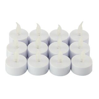 TabStore 12 Pack Tealight LED Candle Green Flame  Darkroom Safelights  Camera & Photo