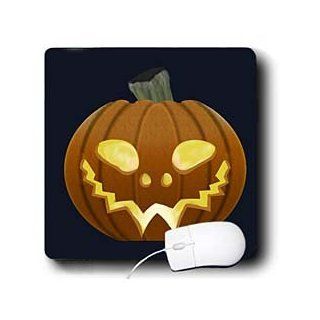 mp_157880_1 777images Designs Holidays   Halloween pumpkin Jack O Lantern with a nice smile   Mouse Pads 