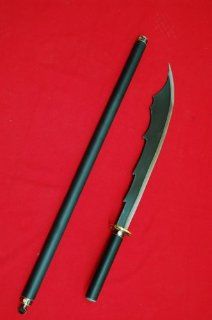 63" Dragon Slayer Japanese Samurai Naginata Yari Sword  Martial Arts Swords  Sports & Outdoors
