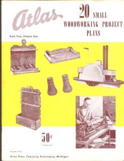 Atlas 20 Small Woodworking Project Plans Book 4 #1 1955 Entertainment Collectibles