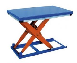 Beacon Work Station Electric Hydraulic Scissor Table; Platform Size (WxL) 32" x 48"; Capacity (LBS) 1, 500; Raised Height 36"; Lowered Height 7"; Travel Time 8 Sec.; Model# BEHLT WS 3248 1.5 36 Personnel Scissor Lifts Industrial 