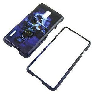 Blue Skull Protector Case for LG US780 Cell Phones & Accessories