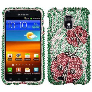 Jewel Rhinestone Diamond Case Protector Cover (Lady Bug) for Samsung Epic Touch 4G SPH D710 Sprint Galaxy S2 US Cellular SCH R760 Cell Phones & Accessories