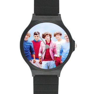 Custom One Direction Watches Black Plastic High Quality Watch WXW 782 Watches