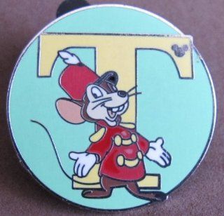Disney DUMBO "T" For TIMOTHY Q. MOUSE COLLECTOR PIN Alphabet Set HIDDEN MICKEY (2009) 