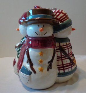 SNOWMAN CHRISTMAS COOKIE JAR  