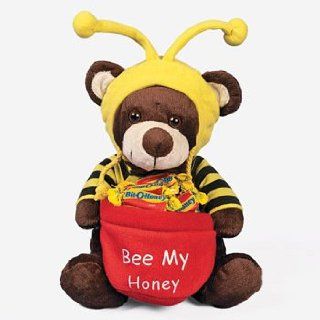 Plush Valentine Bee My Honey Bear   Valentine's Day & Valentine's Day Candy Toys & Games