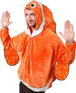 Adult's Clown Fish Halloween Costume (Size Standard 44) Clothing