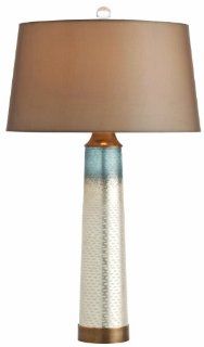 Arteriors DK46017 765 Bilbao Fishtail Mercury Glass Lamp   Table Lamps  