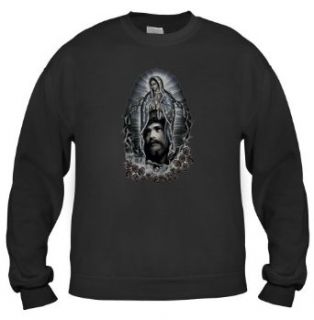 Mary & Jesus Adult Sweatshirt, Black , Small Clothing