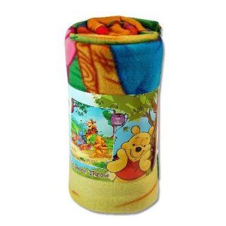 Winnie the Pooh Sweet Summer Day Fleece Throw Blanket   Childrens Blankets