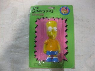Vintage 1990 the Simpsons Bart Simpson Figure Eraser Toys & Games