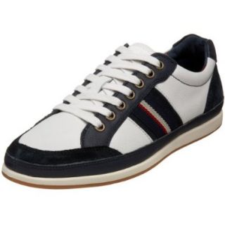 Tommy Hilfiger Men's Spencer Sneaker,Off White/Navy,7 M US Shoes