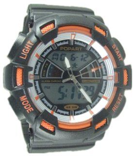 50m Water proof Digital analog Boys Girls Sport Digital Watch with Alarm Stopwatch Chronograph 791 Orange Alike Watches