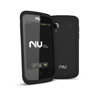 NIUTEK 3.5 B. Factory Unlocked Dual SIM  Quad Band Android Cellphone. Works with NET 10/H2O. (Black) Cell Phones & Accessories