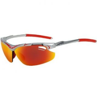 Tifosi Tyrant T I771 Sunglasses,Metallic Baby Blue Frame Frame/Grey Lens,one size Clothing
