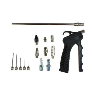 Coilhose Pneumatics BG KITC 771 Pistol Blow Gun Kit, Includes Blow Gun, Various Tips, 1/4 Inch MPT Industrial Connector, and 1/4 Inch MPT Automotive Connector Air Compressor Accessories