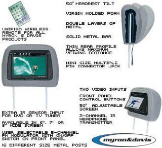 Myron & Davis AP7CHYH63K Headrest Monitor   Pair Automotive
