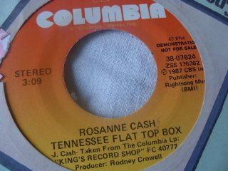 Rosanne Cash 7" 45 Tennessee Flat Top Box Music
