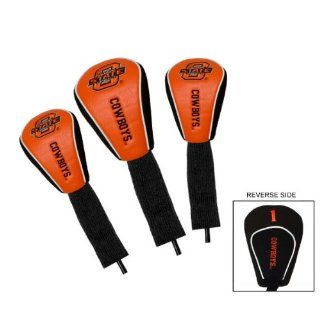 Oklahoma State Cowboys 3 Pack Sock Golf Club Headcovers   Golf  Golf Club Head Covers  Sports & Outdoors