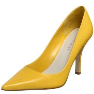 Nine West Women's Barbe Pump, Yellow, 6 M US Pumps Shoes Shoes