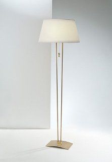 Holtkoetter VL300ES HBOB SW Floor Lamp, Hand Brushed Old Bronze with Satin White Shade    