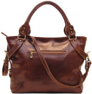 Floto Brown Taormina Bag in Italian Calfskin Leather   handbag, shoulder bag, hobo Shoes