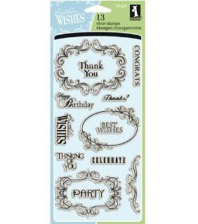 Inkadinkado Clear Stamps expressions & Frames