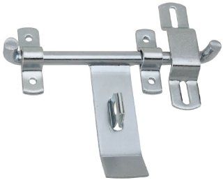 Stanley National Hardware S778 025 SP1263 Padlockable Slide Latch, Zinc   Door Lock Replacement Parts  