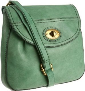 Fossil  Carson Flap Organizer ZB5057 Cross Body,Sea Green,One Size Shoes