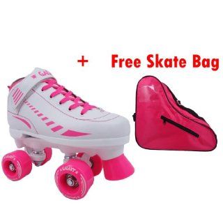 Epic Galaxy Pink Kids Beginner Quad Indoor/Outdoor Roller Skates with Epic Roller Skate Bag  Childrens Roller Skates  Sports & Outdoors