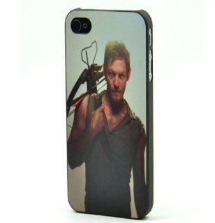 The Walking Dead Daryl Dixon Printing Snap On Case Cover for Apple iPhone 4 iPhone 4s + Screen Protector Cell Phones & Accessories