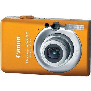 Canon PowerShot SD1200IS 10 MP Digital Camera with 3x Optical Image Stabilized Zoom and 2.5 inch LCD (Orange)  Point And Shoot Digital Cameras  Camera & Photo