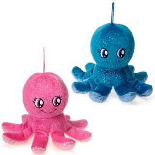 6" 2 Asst. Sparkles Octopus   Pk, Teal (36 Pieces) [Toy]  
